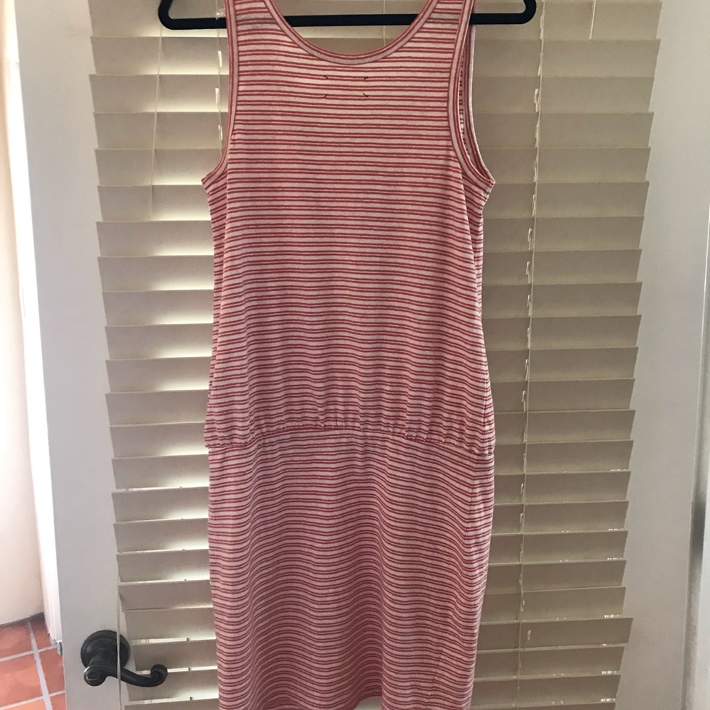 LOU & GREY Drop Waist Dress Size Medium - Picture 3 of 5